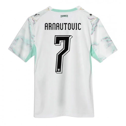 Billige Fotballdrakt Østerrike Marko Arnautovic #7 Replika Bortedrakt VM 2026 Kortermet Billige Fotballdrakt Østerrike Marko Arnautovic #7 Replika Bortedrakt VM 2026 Kortermet